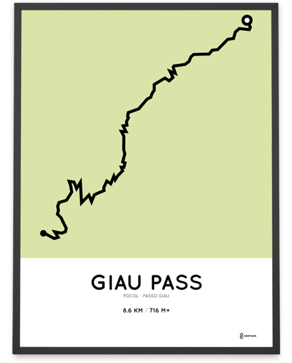 Giau Pass course poster Pocol