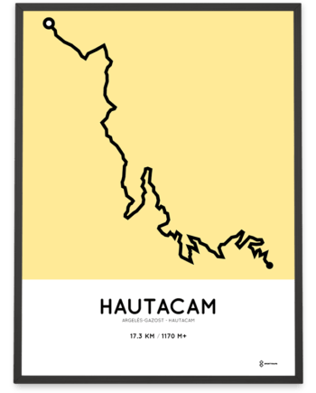 Hautacam climb poster from argeles-gazost