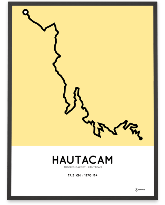 Hautacam climb poster from argeles-gazost