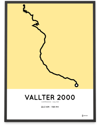 Vallter 2000 from camprodon course print