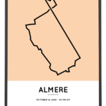 2020 Almerathon parcours poster