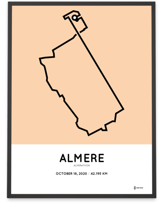 2020 Almerathon parcours poster
