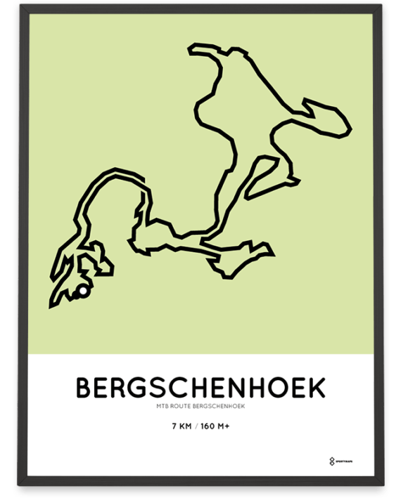 MTB Bergschenhoek parcous poster