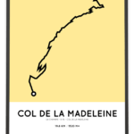 Col de la Madeleine via the D76 parcours poster