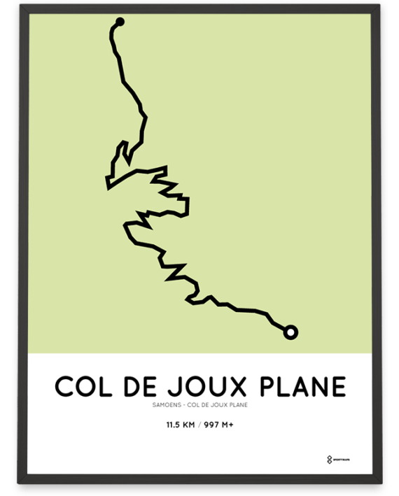 Col de Joux Plane from Samoens parcours print