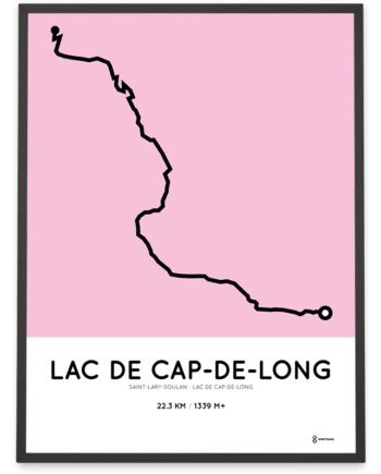 Lac de Cap-de-Long from Saint-Lary-Soulan parcours poster