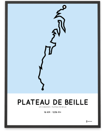 Plateau de Beille from Les Cabannes parcours poster