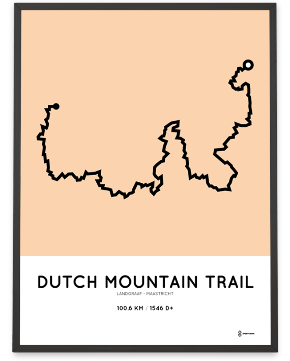 Dutch Mountain Trail Sportymaps route poster