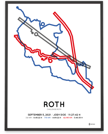 2021 Chalenge Roth Sportymaps Strecke poster