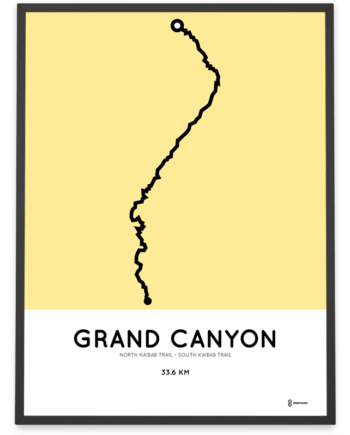Grand Canyon Rim to Rim Kaibab Trail poster