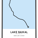 2019 Baikal Ice Marathon Sportymaps course poster