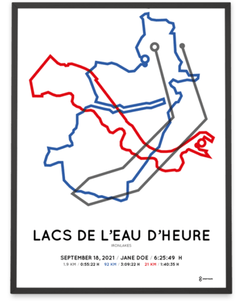 2021 Ironlakes Middle Distance parcours poster