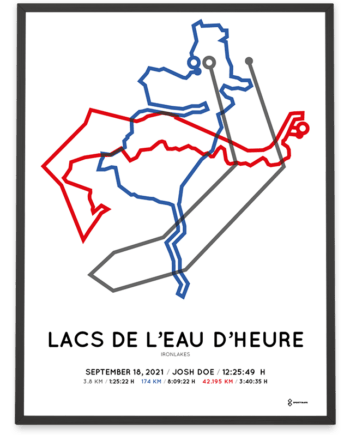 2021 Ironlakes Full Distance parcours poster