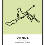 2021 Vienna City Marathon course poster