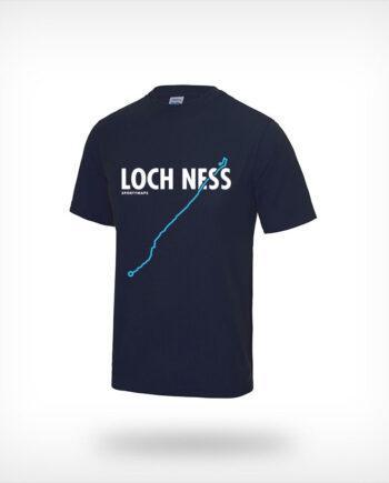 Loch Ness marathon running shirt men