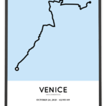 2021 Venicemarathon parcours poster