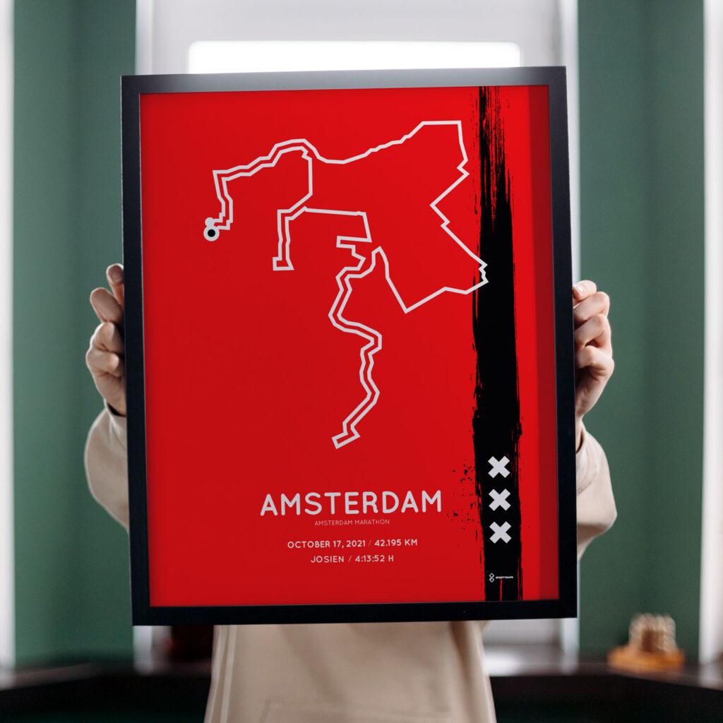 Amsterdam Marathon Special Edition Sportymap