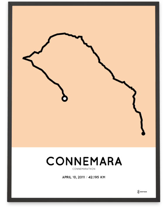 2011 Connemarathon course poster