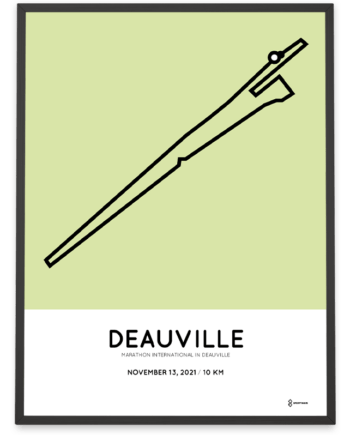 2021 Deaville 10km parcours poster