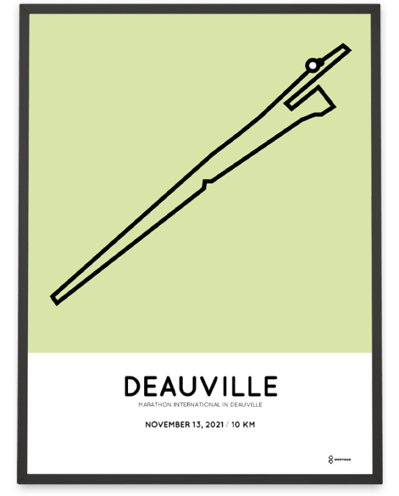 2021 Deaville 10km parcours poster