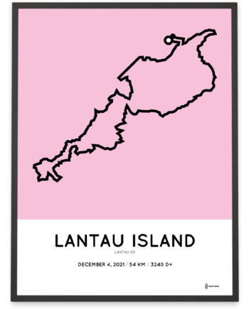 2021 Lantau 50 course poster