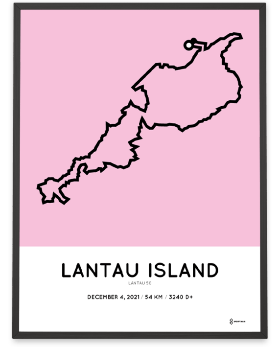 2021 Lantau 50 course poster