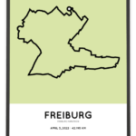 2022 Freiburg marathon strecke poster