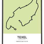 2022 de zestig van texel parcours poster
