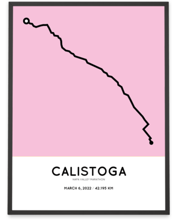 2022 napa valley marathon coursemap print