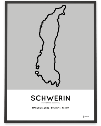 2022 schweriner seentrail course poster