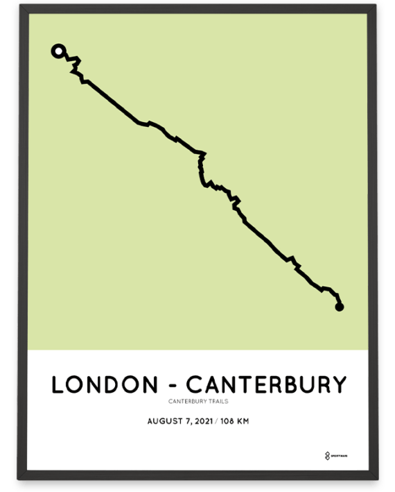 2021 Canterbury trails course poster