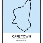 2022 Two Oceans Marathon course poster