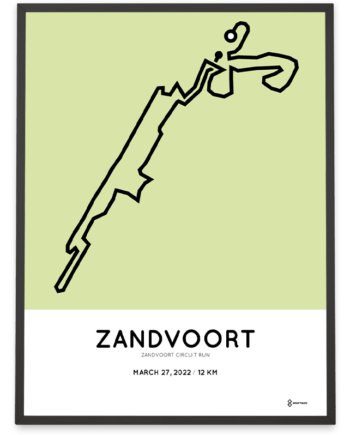 2022 Zandvoort circuit run 12km SPortymaps print