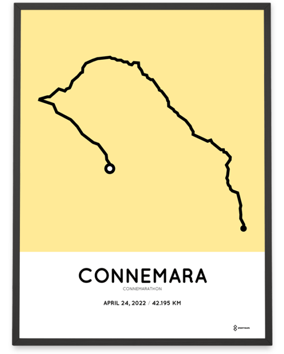 2022 connemarathon course poster