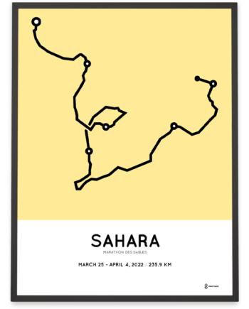 2022 marathon des sables parcours poster