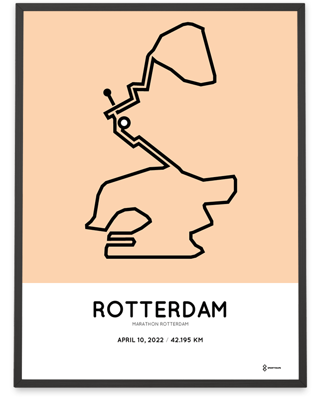 2022 rotterdam marathoner map Sportymaps