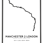 2022 Amazonian manchester 2 london routemap print
