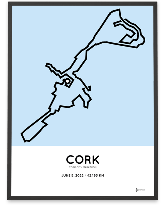 2022 Cork City marathoner maps Spprtymaps
