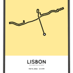 2022 Meia Maratona de Lisboa course poster