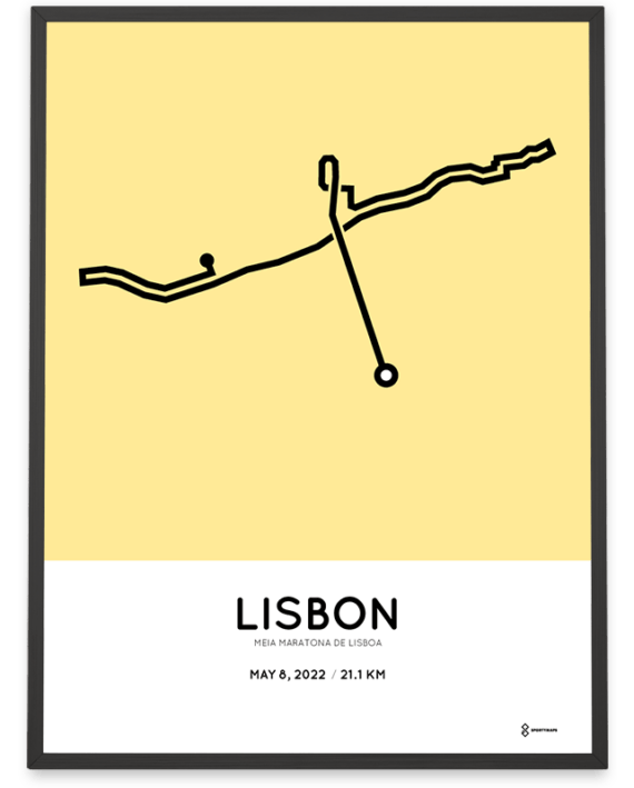 2022 Meia Maratona de Lisboa course poster