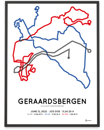 2022 Challenge Geraardsbergen parcours poster