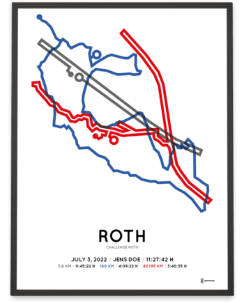 2022 Challenge Roth Sportymaps course poster