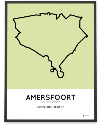 2022 amersfoort marathon parcours poster