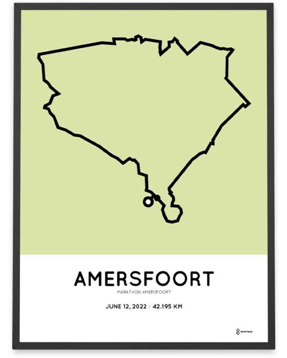 2022 amersfoort marathon parcours poster