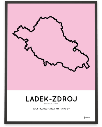 2022 Seven Summit run course poster