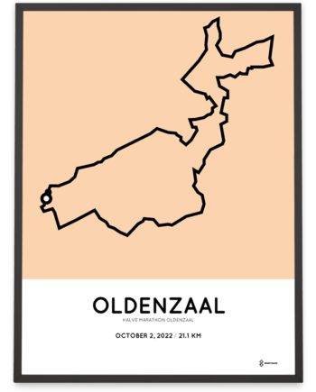 2022 oldenzaal half marathon parcours poster