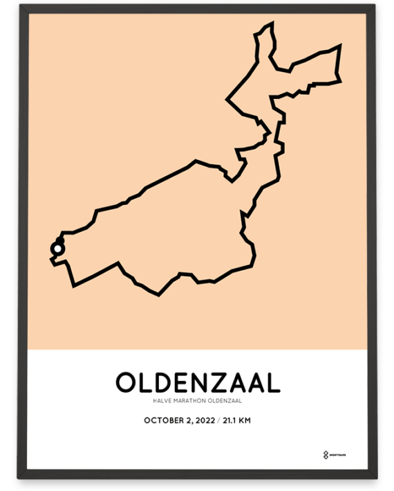 2022 oldenzaal half marathon parcours poster