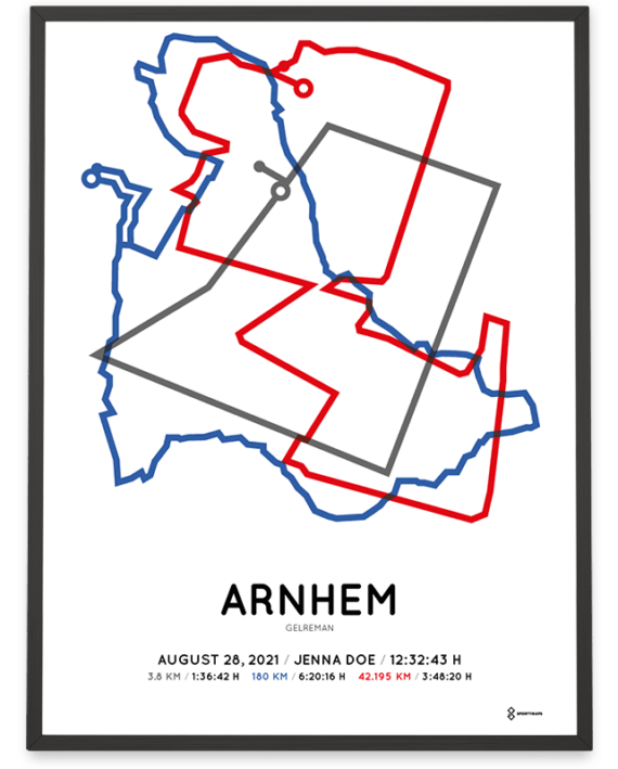 2021 Gelreman Sportymaps parcours poster