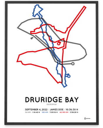 2022 Geordieman Sportymaps course poster