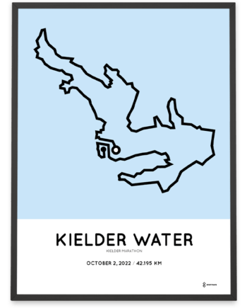 2022 Kielder marathon course poster